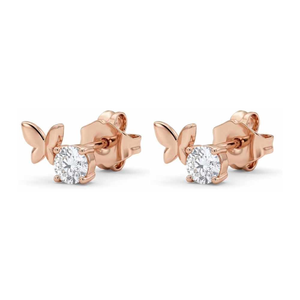Mini Aretes Butterfly Brilliance