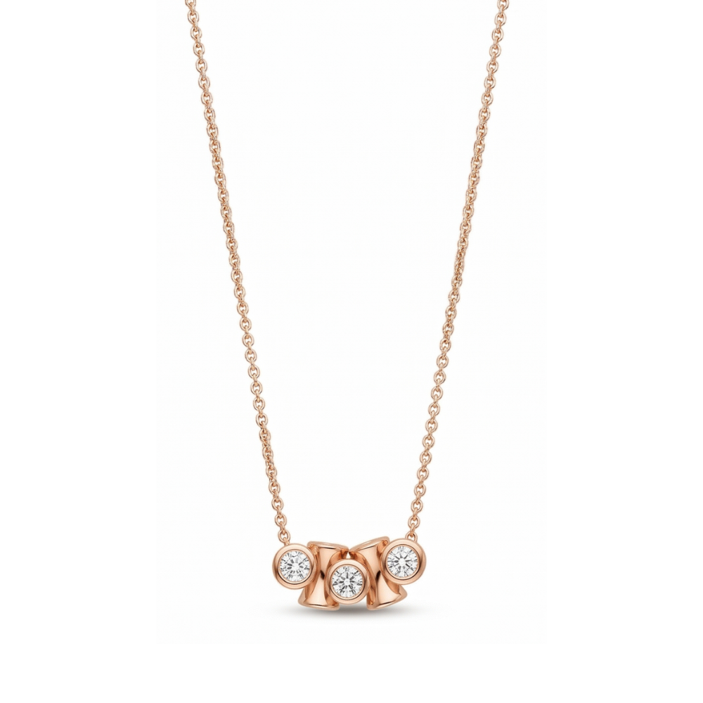 Collar Triple Stellar Rose