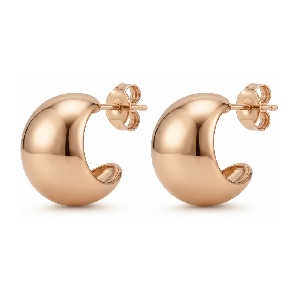 Pendientes Abovedadas Rose