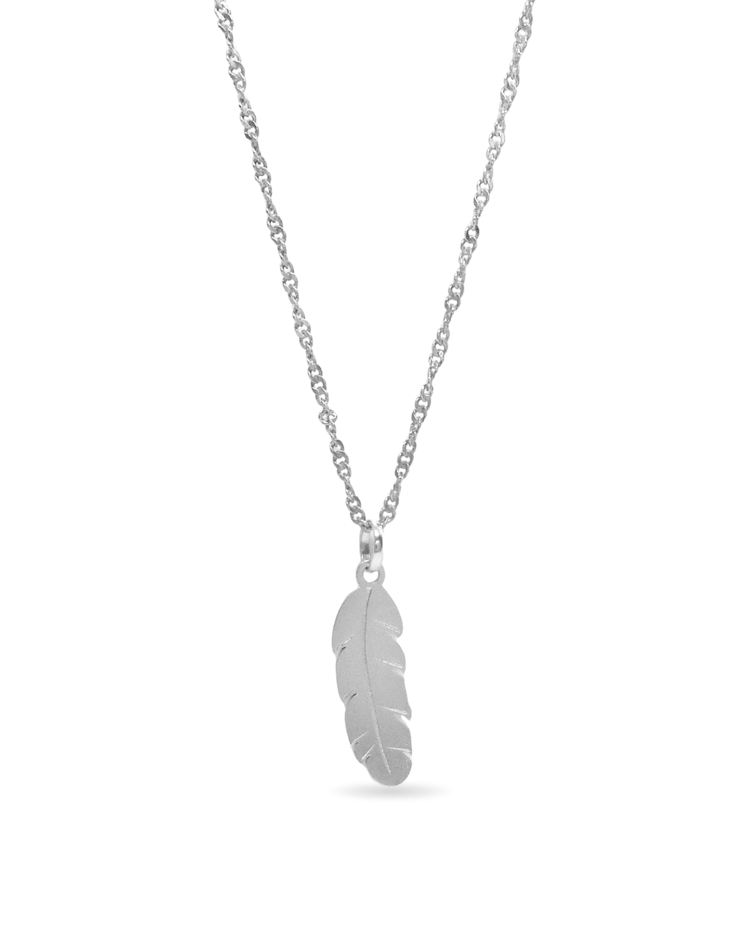 Collar Pluma (Plata 925)