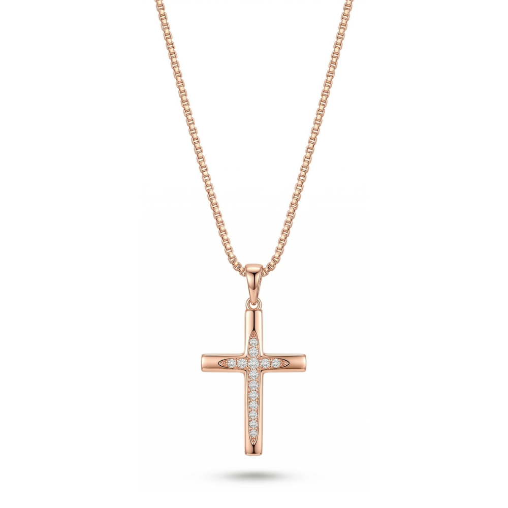 Collar Cruz Rose Gold