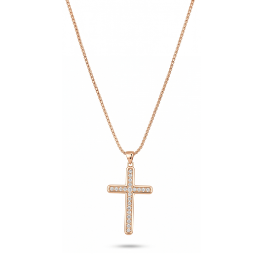 Collar Cruz de Pavé