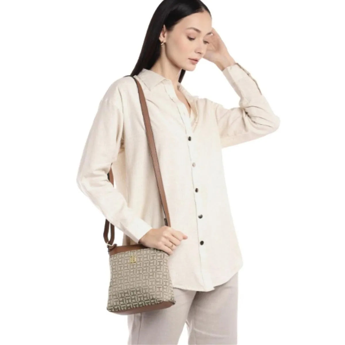 Morral Tommy Hilfiger Camel