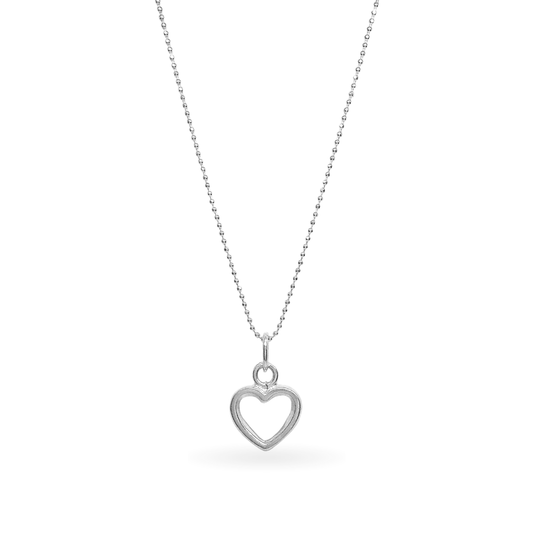 Collar Corazón de Plata (925)