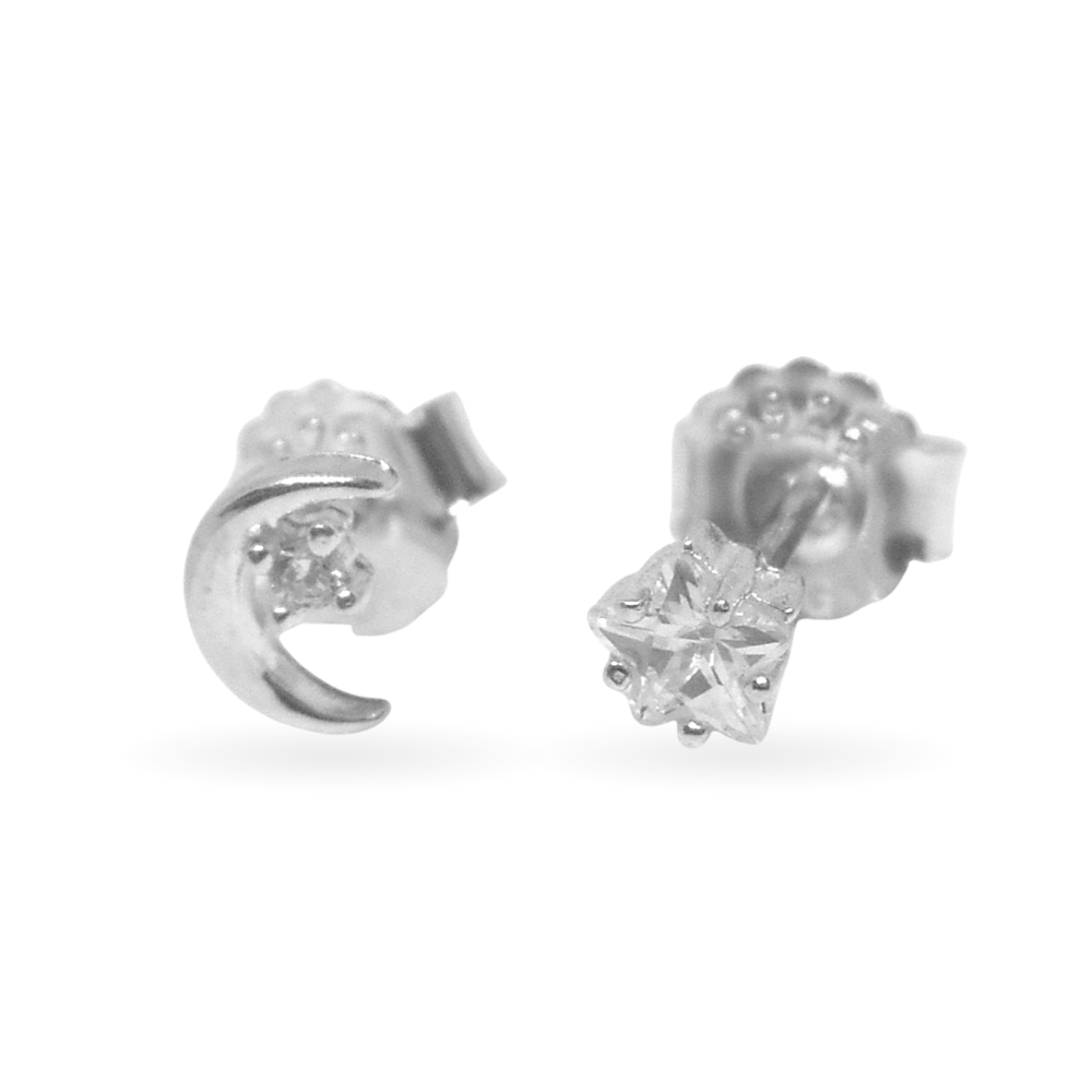 Aretes Noche Estrellada (Plata 925)