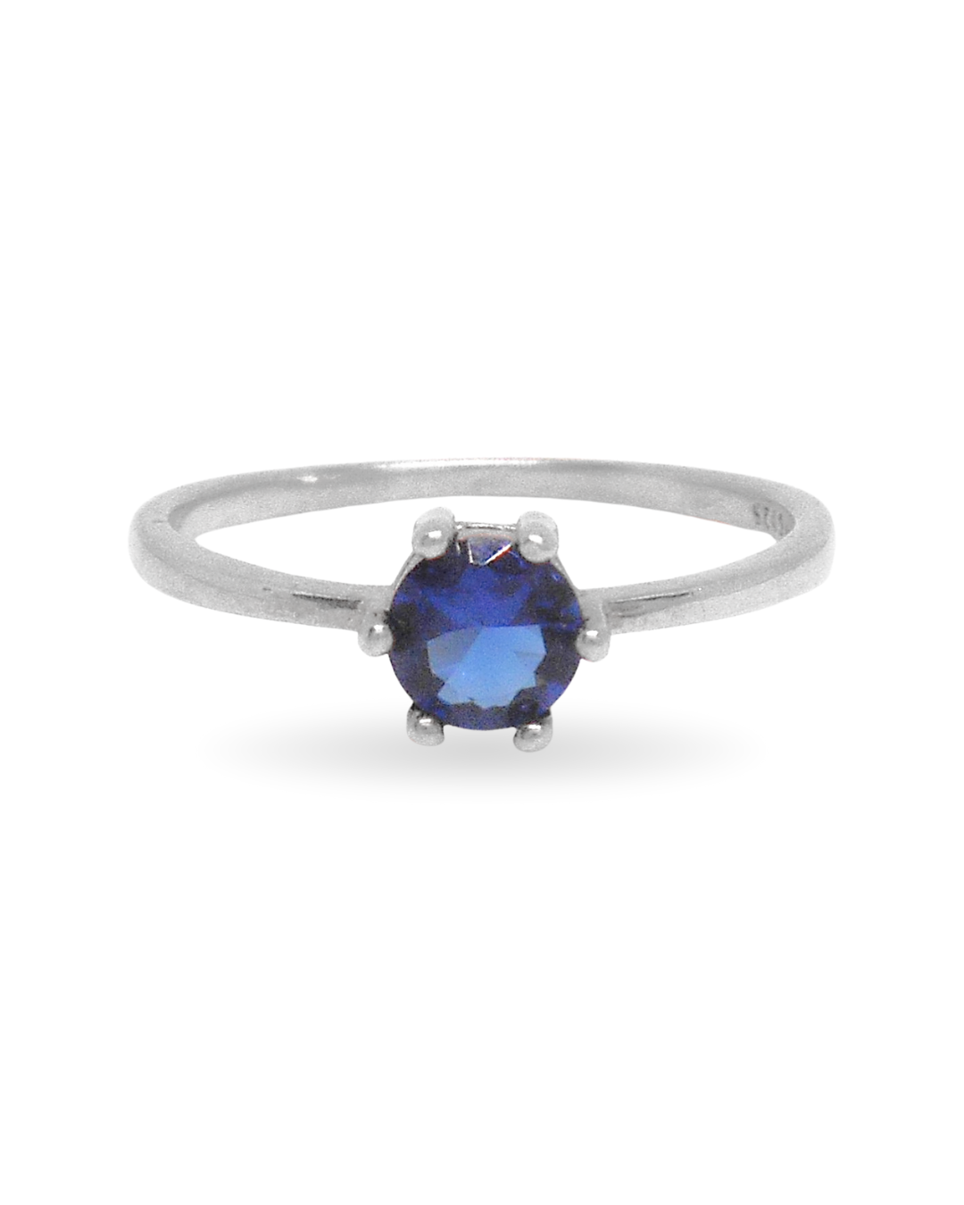 Anillo Solitario Blue (Plata 925)