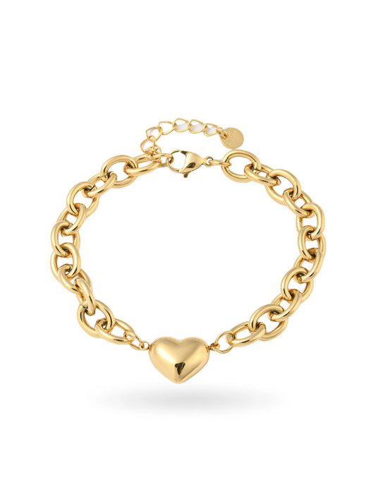 Pulsera Corazón Entrelazado