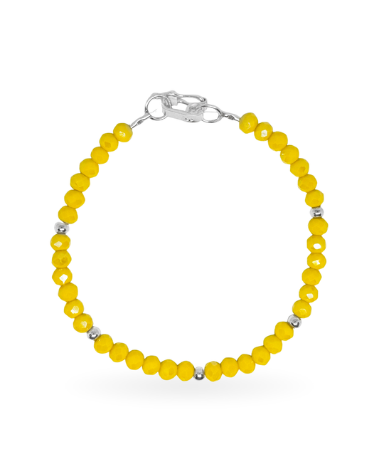 Pulsera Muranos Amarillo (Plata 950)