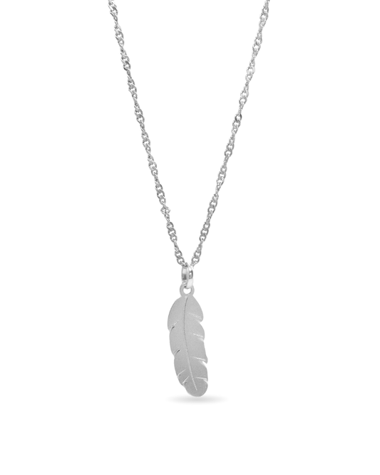 Collar Pluma (Plata 925)